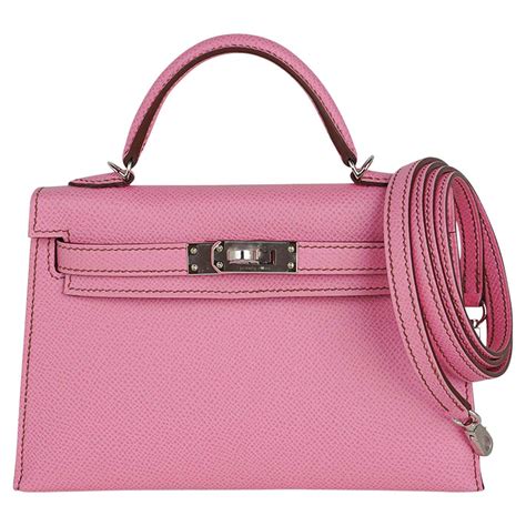 Hermes pink bubblegum handbags